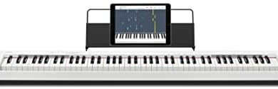 Casio CDP-S110WEC5 Fully Weighted Hammer Action Digital Piano, Bianco