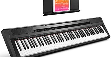 Donner Pianoforte Digitale 88 Tasti Pesati Piano con Pedale, Sorgente Audio Premium, Compatto Pianola Tastiera Elettrico per Principianti, DEP-10