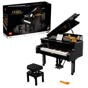 GDP 200 Pianoforte a Coda Digitale LEGO 21323 Ideas Pianoforte a Coda, Modellino da Costruire per Adulti Funzionante con Motore Powered Up, Idea Regalo, Decorazione per la Casa