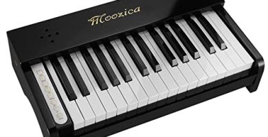 MOOZICA Pianoforte per Principianti, Pianoforte con Tastiera Digitale Multifunzionale in Legno Massello per Pianoforte per Principianti per Bambini