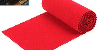 OriGlam - Copritastiera morbida antipolvere per pianoforte digitale o tastiera elettronica, copre 88 tasti proteggendoli dalla polvere, colore: rosso