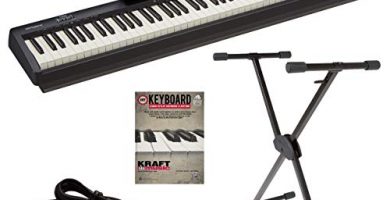 Roland FP-10 - Pianoforte digitale con supporto tastiera Roland KS10X e libro delle lezioni