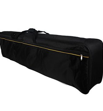 Sasuori Custodia Imbottita per Tastiera Elettrica a 88 tasti, in Tessuto Oxford Gig Bag Portatile