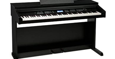 Schubert Subi 88 MK II - Tastiera, Pianoforte Digitale, E-Piano, Pianola 88 Tasti Sensibili al Tocco, 360 Toni, 160 Ritmi, 80 Brani Dimostrativi, Uscita di Linea, USB, MIDI IN/OUT e MIDI USB, Nero