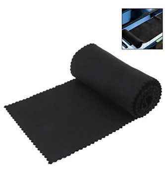 Tastiera Pianoforte Parapolvere,Copritastiera Pianoforte Panno,Panno Tastiera,Copritastiera Pianoforte,Copertura Pianoforte Cover per Pianoforte 88 Tastiera Protettivo Dirt-proof(Nero)