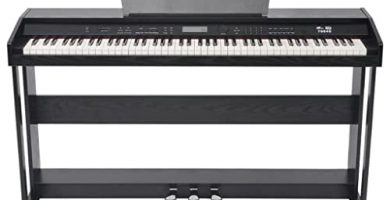 vidaXL Pianoforte Digitale 88 Tasti e Pedali Melamina Nera Strumento Musicale