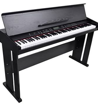 vidaXL Pianoforte Digitale con 88 Tasti e Leggio Strumento Musicale Tastiera