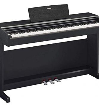Yamaha Arius Digital Piano YDP-144B – Pianoforte Digitale con Suono da Concerto – Connettore Host USB – Compatibile con l'Applicazione Gratuita Smart Pianist – Nero