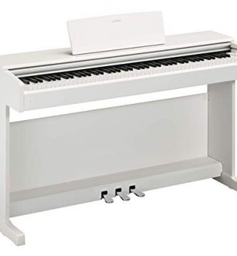 Yamaha Arius Digital Piano YDP-144WH – Pianoforte Digitale con Suono da Concerto – Connettore Host USB – Compatibile con l'Applicazione Gratuita Smart Pianist – Bianco