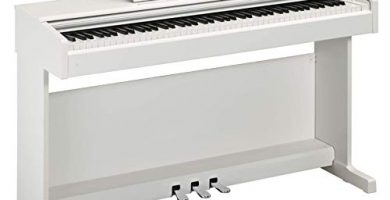 Yamaha Arius Digital Piano YDP-144WH – Pianoforte Digitale con Suono da Concerto – Connettore Host USB – Compatibile con l'Applicazione Gratuita Smart Pianist – Bianco