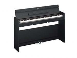 Pianoforte Digitale Clavinova Prezzi Yamaha Arius Digital Piano YDP-S34B – Pianoforte Digitale con Suono da Concerto – Connettore Host USB – Compatibile con l'Applicazione Gratuita Smart Pianist – Nero