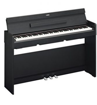 Yamaha Arius Digital Piano YDP-S34B – Pianoforte Digitale con Suono da Concerto – Connettore Host USB – Compatibile con l'Applicazione Gratuita Smart Pianist – Nero
