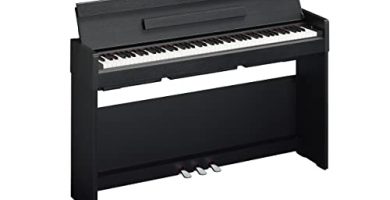 Yamaha ARIUS YDP-S35 Digital Piano - Pianoforte Digitale da Casa per Dilettanti, Design Moderno ed Elegante, Suonabilità Autentica del Pianoforte Acustico, Nero