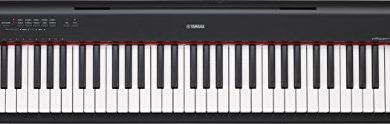 Yamaha Digital Keyboard Piaggero NP-12B – Tastiera Digitale Portatile con 61 tasti ideale per principianti – Design compatto e leggero, facile da usare e trasportare – Nero
