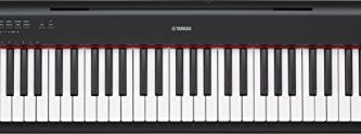 Yamaha Digital Keyboard Piaggero NP-12B – Tastiera Digitale Portatile con 61 tasti ideale per principianti – Design compatto e leggero, facile da usare e trasportare – Nero