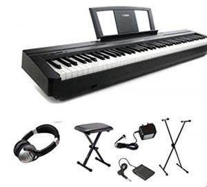 Pianoforte Digitale da Palco Yamaha P45 Digital 88 - Pianoforte ponderato digitale da palco (P-45 P 45)