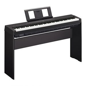 Pianoforte Digitale Yamaha Tasti Pesati Yamaha P45B - Pianoforte Tastiera Digitale Professionale a 88 Tasti pesati + Stand L85A, Nero