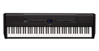Yamaha P515 - Pianoforte digitale a 88 tasti con tasti pesati, colore nero