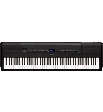 Yamaha P515 - Pianoforte digitale a 88 tasti con tasti pesati, colore nero