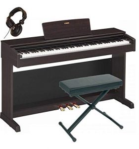 Pianoforte Digitale Yamaha YDP 143 Yamaha YDP-143 R, in bois de rose - Piano digitale + banchetto + cuffia