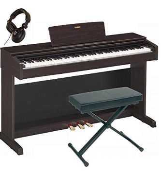 Yamaha YDP-143 R, in bois de rose - Piano digitale + banchetto + cuffia